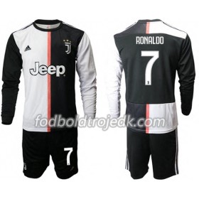 Juventus Ronaldo 7 Børn Hjemme 2019/20 - Fodboldtrøjer(L/S)